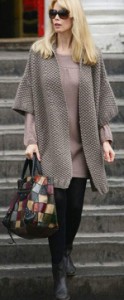 Claudia-Schiffer-patchwork-balenciaga Claudia Schiffer carries a bold-colored patchwork handbag. Photo from Celebrity Bag Styles.