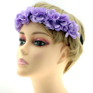 lavender floral headband