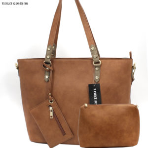 brown handbag