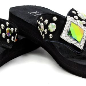 embellished flip flop